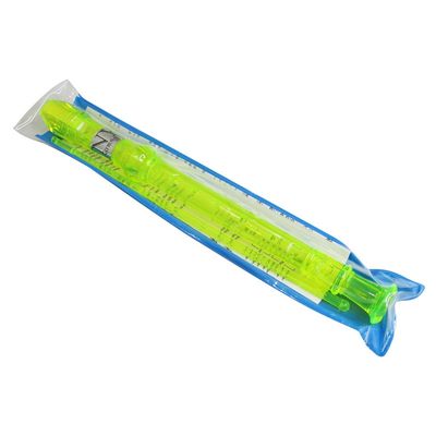 Kit 5 Flautas Doce Germânica Verde Translucida FL 20G G NY