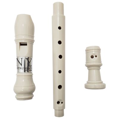 Kit 100 Flautas Doce Barroca FL 20B New York