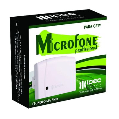 Microfone IPEC Profissional para CFTV