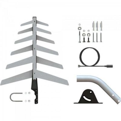 Antena Externa TV 2 em 1 UHF/HD com Cabo Exclusivo FULL HD DTV-1500 Aquario