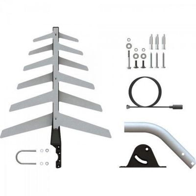 Antena Externa TV 2 em 1 UHF/HD com Cabo Exclusivo FULL HD DTV-1500 Aquario