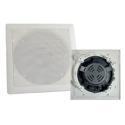 Arandela Quadrada Fiamon Plastico 6 Polegadas com Difusor 30RMS 8R Branca
