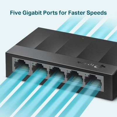 Switch 05 Portas TP-LINK LS1005G Gigabit 10/100/1000MBPS