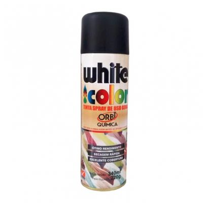 Tinta Orbispray Preto Fosco 340ML/ 220G ORBI Quimica