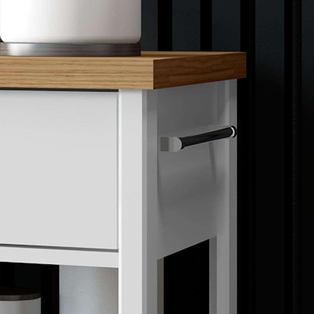 Gabinete Banheiro Ditália 2 Gavetas Ba-135 Cor:branco Branco