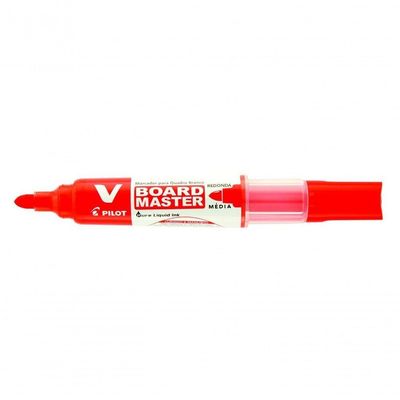 Kit 2 Marcadores Quadro Branco Recarregável + Apagador De Quadro Branco Pilot Preto E Vermelho