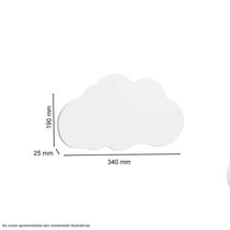 Cama Infantil Casinha Branco Mel E Rosa Com 2 Luminárias