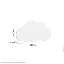Cama Infantil Casinha Branco Mel E Azul Com 2 Luminárias E Colchão