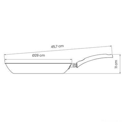 Frigideira Tramontina Turim Em Alumínio Antiaderente Starflon Max Vermelha 28cm 2l Tramontina