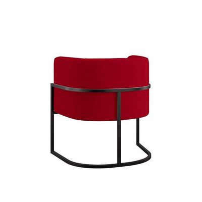 Kit Sofá 2 Lugares + 2 Poltronas Para Recepção Balaqui Vermelho