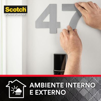 Fita Dupla Face Fixa Extrema Forte 25mmx2m Scotch 3m