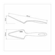 Kit 8 Espatulas Para Bolo Tramontina Ability Em Nylon Preto