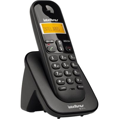 Ramal De Telefone Sem Fio Ts3111 Preto Intelbras