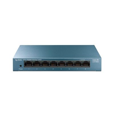 Switch 08 Portas Tp-Link Ls108G Gigabit 10/100/1000Mbps
