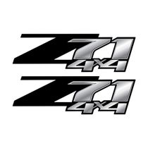 Par De Adesivos Chevrolet Z71 S10 Lateral Preto