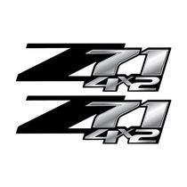 Par De Adesivos Chevrolet Z71 S10 Lateral Preto