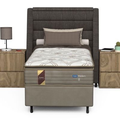 Conjunto Box Solteiro Mola Probel Modern (88x188x32cm)