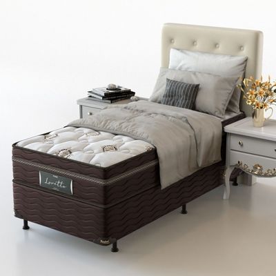 Conjunto Box Solteiro Mola Probel Loretto (88x188x54cm)