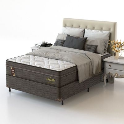 Conjunto Box Viúva Mola Ensacada Probel Versailles (128x188x56cm)