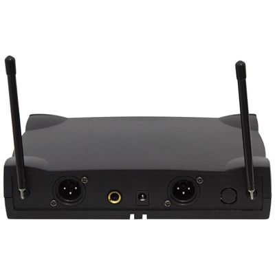 Kit Microfone sem Fio Duplo TK U220 UHF com 2 Suportes B18A e Espuma Onyx