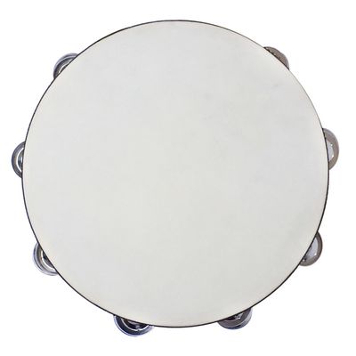 Kit 15 Pandeiros Redondo de Madeira 10" Pele Natural New York