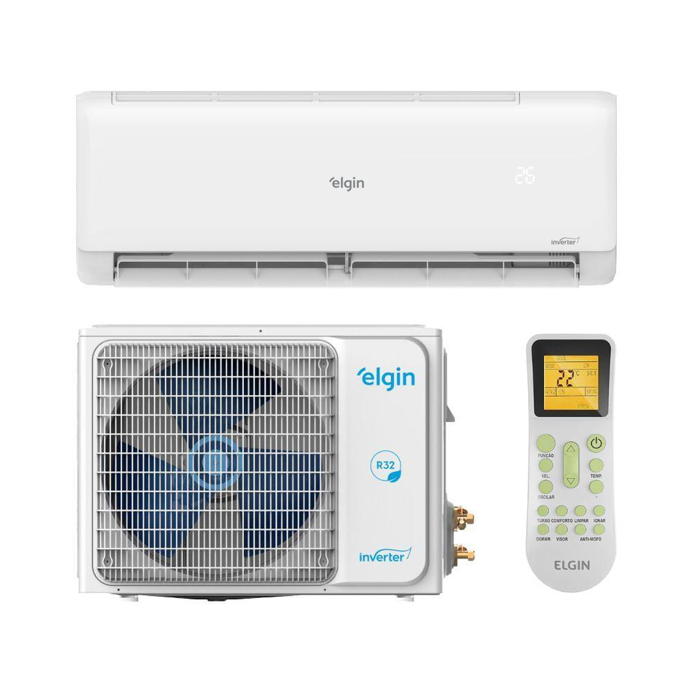Ar Condicionado Split Hi Wall Inverter Elgin 24000 Btus Quente e Frio Eco Inverter Ii Wi-fi C 220v