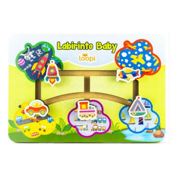 Jogo Labirinto Baby - T0044 - Loopi Toys