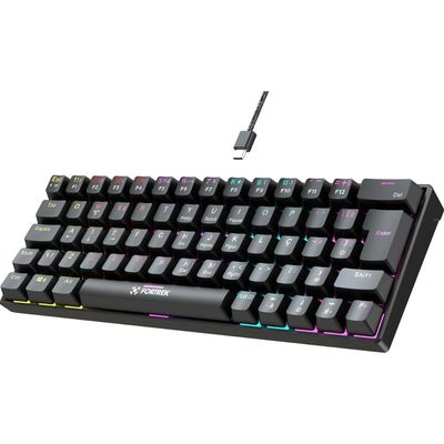 Teclado Gamer Mecânico Fortrek Gravity 65 Compact SWITCH Outemu RED