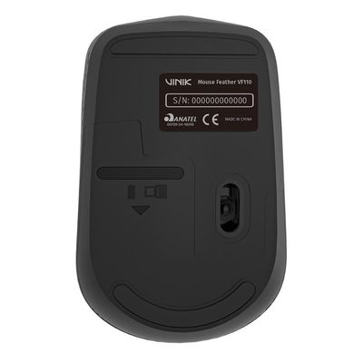Mouse sem Fio Vinik Feather VF110 1200DPI - Preto