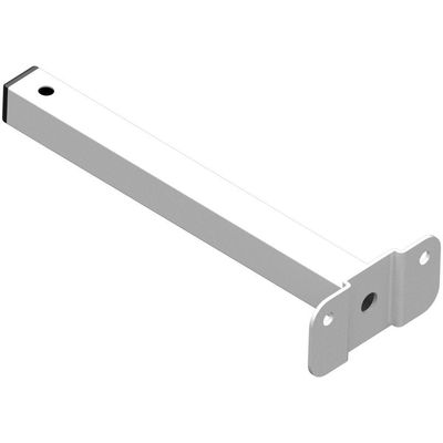 Suporte Refletor Base Reta Braço 20 Cm - Branco