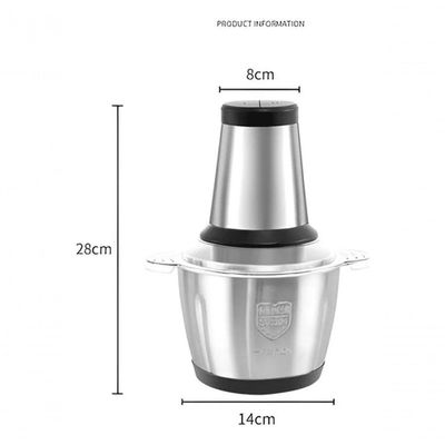 Processador Alimentos Elétrico Inox Legumes Carne 2 Litros 220V