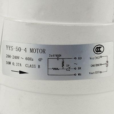 Motor Ventilador Evaporadora A.c Yyk50-4d 24 E 30mil Btus Elgin