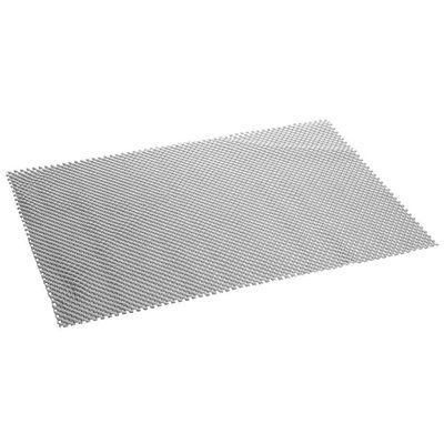 Jogo 2 Lugar Americano Retangular Mesa Pvc Antiderrapante Flex Cinza 45x30cm Lyor