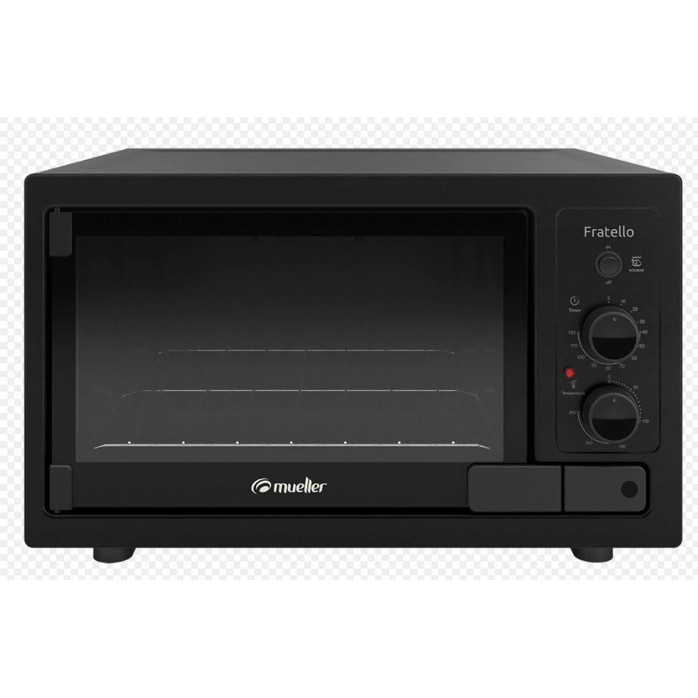 Forno Elétrico De Bancada Fratello Grill 44 Litros Mueller Preto Fosco 220v