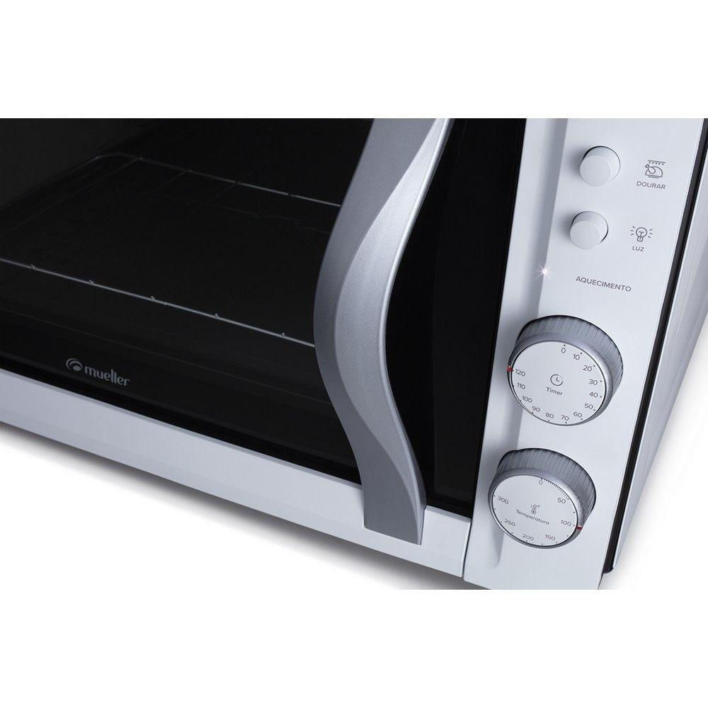 Forno Elétrico 44 Litros Sonetto Grill E Timer Mueller Branco 220v