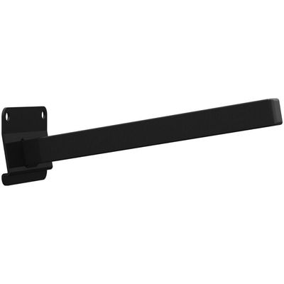 Suporte Refletor Parede Braço Inclinado 20 Cm - Preto
