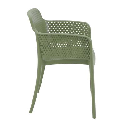 Cadeira Tramontina Gabriela Eco Em Polipropileno Oceano Clean Verde Oliva