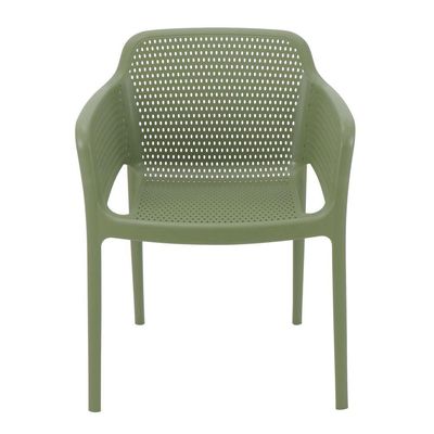 Cadeira Tramontina Gabriela Eco Em Polipropileno Oceano Clean Verde Oliva