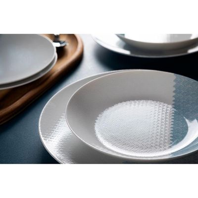 Prato Raso Tramontina Aquarius Em Porcelana Decorada 28 Cm
