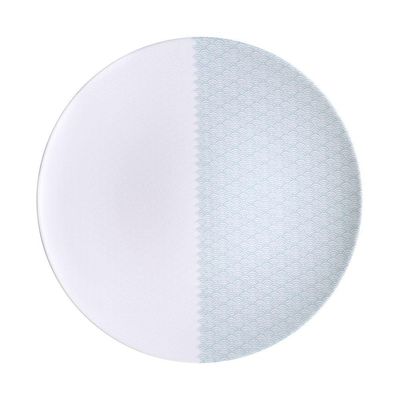 Prato Raso Tramontina Aquarius Em Porcelana Decorada 28 Cm
