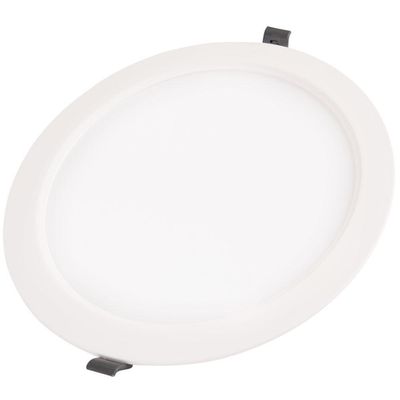 Plafon Led Tramontina Redondo De Embutir 18 W 6500 K Luz Branca