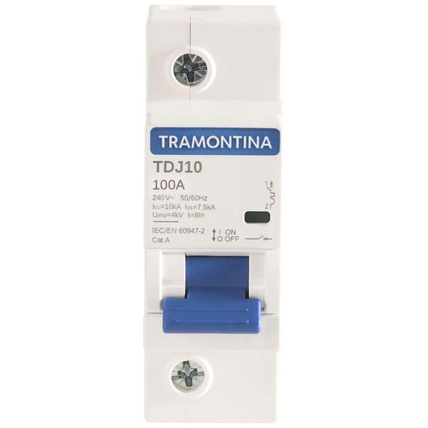 Minidisjuntor Tdj10ka 1 P 100 A Curva C Tramontina