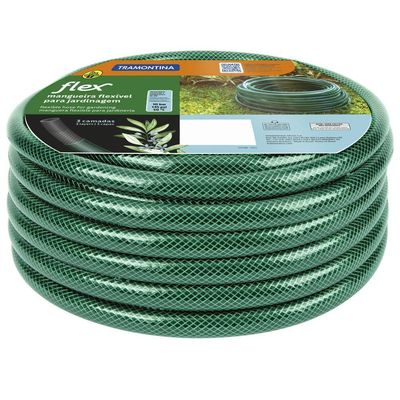 Mangueira Flex Tramontina Verde Em Pvc 3 Camadas 10 M
