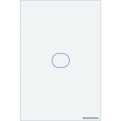 Interruptor Touch Smart Tramontina Branco Com 1 Canal