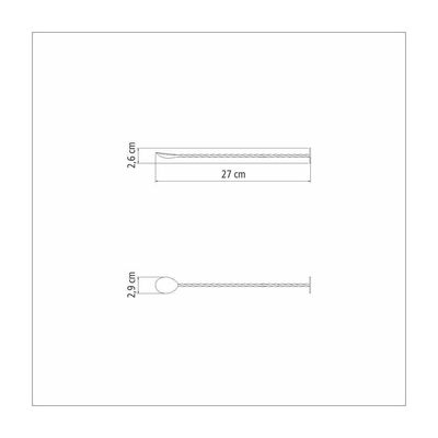 Colher Bailarina Espiral Com Disco Tramontina Em Aço Inox 27 Cm