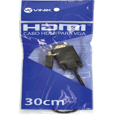 Cabo Conversor HDMI X VGA 1080I 30CM