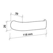 Fechadura Banheiro Duna 3 Maq 40 Imab Antique