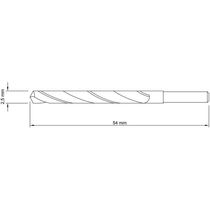 Broca Aço 2.5x54mm Tramontina Aço Rápido Hss Din 338 Uso Doméstico Tramontina