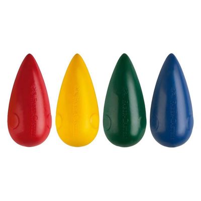 Giz De Cera Ergonômico Pião 4 Cores Faber-castell