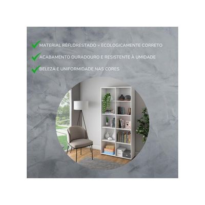 Estante Organizadora Clean 1,87m Branco